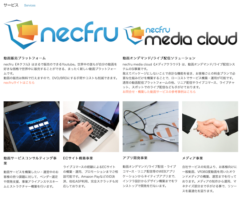 ネクフル社の会社について教えてください